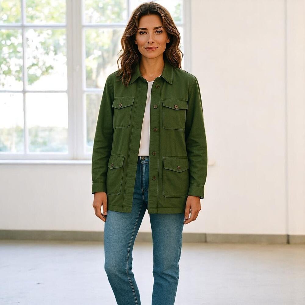 $248 Outerknown Womens Utility Chore Barn Jacket X-Small Organic Cotton Outdoors
